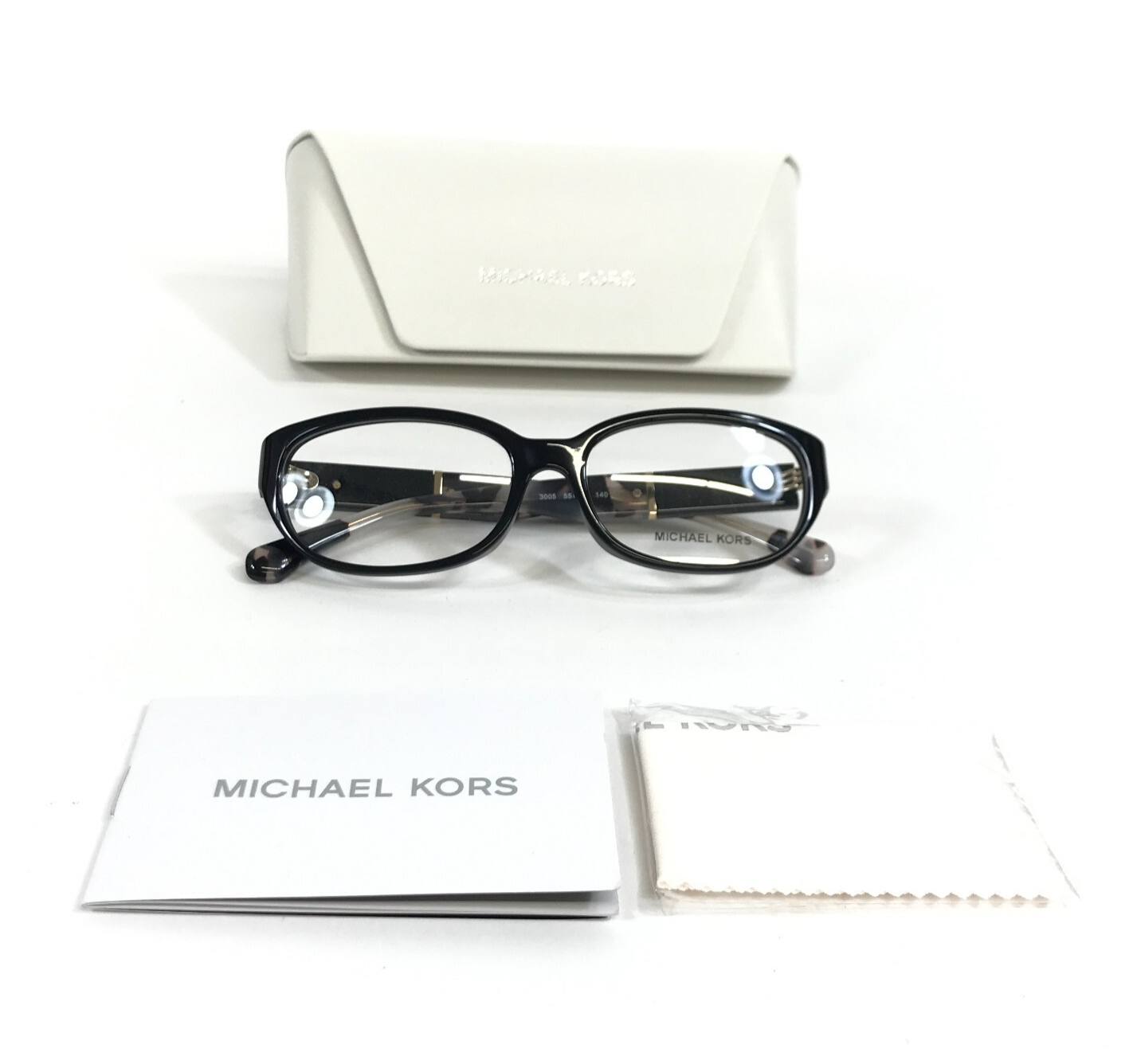 Michael Kors Brille Rahmen MK4113 Gragano 3005 Schwarz Schildpatt Oval 5... - $54.43