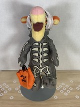 Vtg Walt Disney World Tigger Skeleton Halloween Bean Bag Plush Stuffed Animal - £7.79 GBP