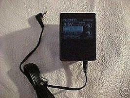 4.5 volt Sony adapter cord CD walk disc man clock radio electric power wall plug - £15.36 GBP