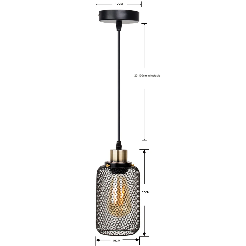  Cage Suspension Ceiling Lamps Lanterns Pendant Lights Cafe Restaurant Teahouse  - £135.74 GBP