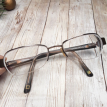 Liz Claiborne Gold Tone Metal Eyeglasses FRAMES ONLY - L337 0JTT 52-18-135 - £25.28 GBP