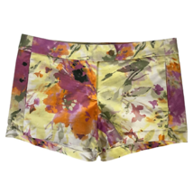J Crew Womens Casual Shorts Multicolor Pastel Floral Stretch Pockets Mid... - £20.25 GBP