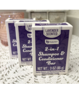 (3)  b-pure 2 In 1 Shampoo &amp; Conditioner Bar Lavender Scented 3oz-NEW! - €6,43 EUR