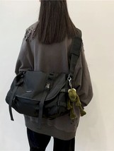 Harajuku Techwear Canvas Bag Crossbody Bags for Women Handbag Purses and Handbag - £147.97 GBP