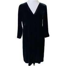 Eileen Fisher Velvet Dress Womens Small Little Black Dress Party Dress V... - £50.99 GBP