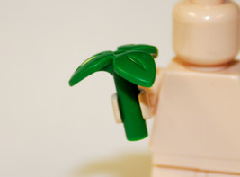 Gift Toys Green Plant Leaves Plant Piece Custom Minifigure  - $1.56