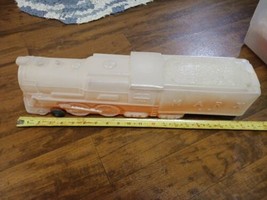 Vintage Marx Plastic Red Train Engine with Train Whistle Sound 20 Inch  - $19.79
