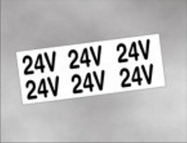 Electrical System 24V Volt Decal restore army Truck M37 M38 with MATTE F... - £7.80 GBP