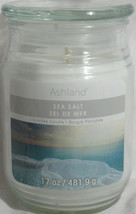 Ashland Scented Candle NEW 17 oz Large Jar Single Wick Spring SEA SALT w... - $19.60