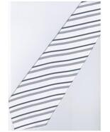 ES10 Silver White Necktie - $19.99