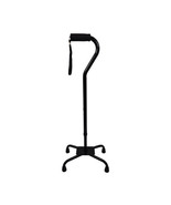 Blue Jay Offset Handle Quad Cane, Soft Foam Grip &amp; Wrist Strap, Large Base - $44.68 CAD