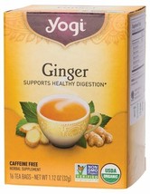 Yogi Organic Ginger Tea Bags 16 ct 1.12 oz - £7.44 GBP