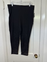 Torrid Black Rose Gold Confetti Disperse Full Length Leggings Size 2XL - $24.99