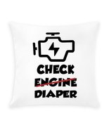 CHECK ENGINE/DIAPER Outdoor Pillow - $68.00