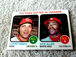 1973 Topps # 63 1972 R.B.I. Leaders Baseball Nm / Mint Or Better !! - $39.99