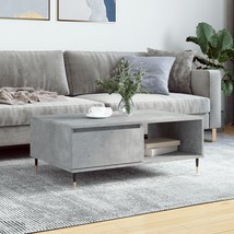 Coffee Table Concrete Grey 90x60x35 cm Engineered Wood - £53.34 GBP