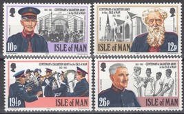 ZAYIX Great Britain - Isle of Man 240-243 MNH Salvation Army William Booth - $1.50