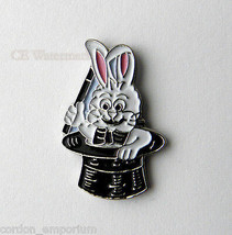Bunny Rabbit Magician Magic Hat Trick Lapel Pin Badge 1 Inch - £4.50 GBP