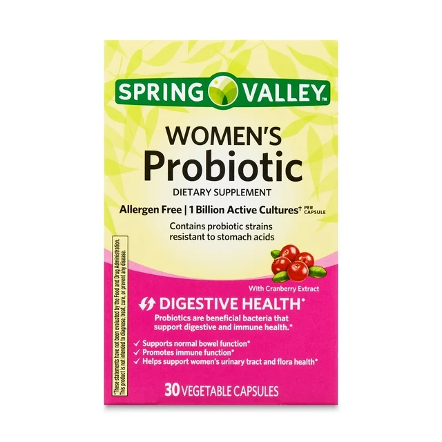  Spring Valley Women&#39;s Probiotic Dietary Supplement, 30 Count - £23.20 GBP