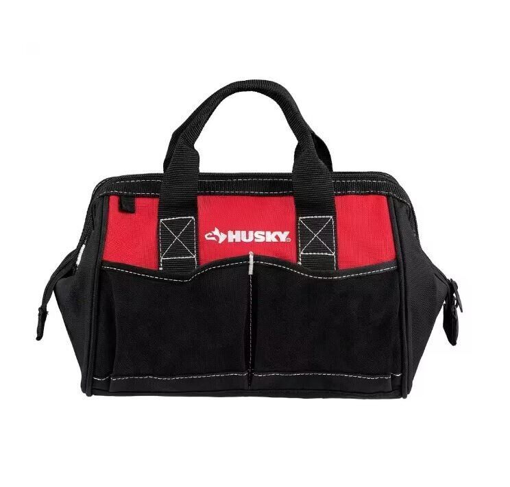 Husky 12 in. 4 Pocket Zippered Tool Bag - £12.59 GBP