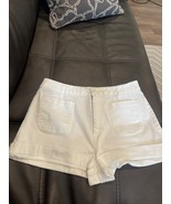 OAT New York White High Rise Cuffed Denim Shorts Women’s Size 12 - $15.00