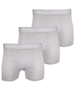 French Connection Men&#39;s 3 Pack Grey w/ Grey Strap Boxer Briefs (S11) - £11.43 GBP