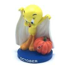 2000 The Danbury Mint Goebel Tweety Bird Calendar Figurine - October FLAW READ - £11.10 GBP