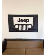 Jeep Flag 3x5 FT  Garage, Man Cave, Car Enthusiast Banner - $20.00