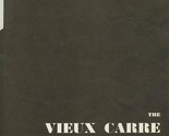 Vieux Carre Restaurant Menu Bourbon Street New Orleans Louisiana 1950&#39;s - £108.88 GBP