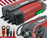 Audiotek 3000W Watt Power Inverter Dc 12V Ac 110V Car Converter Usb Port... - £142.72 GBP