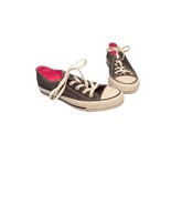 Converse CTAS Women&#39;s Size 6 Black/Pink Double Tongue Low Top Shoes 5544... - £34.60 GBP