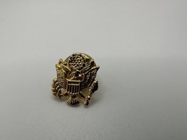 Vintage Gold American Eagle Lapel Pin 1.5cm - £10.58 GBP