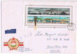Stamps Art Hungary Envelope Budapest 25th Anniversary Of Liberation 1945-1970 - £3.15 GBP