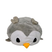 Stackins Stackable Friends Gray White Owl Soft Plush Stuffed Animal 2015 9&quot; - £16.34 GBP