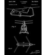 1949 - Helicopter #2 - F. N. Piasecki - Patent Art Poster - £7.98 GBP