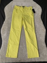 New Charter Club Lexington Straight Yellow Tummy Slimming Jeans Size 10 Pants  - $19.79