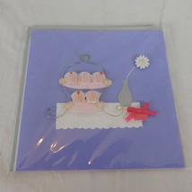 Paper Magic Group Blank Inside Greeting Note Card Cupcakes Desert Party Envelope - $4.00