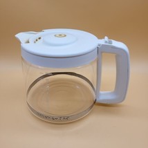 KitchenAid Coffee Pot 12 Cup Carafe White Handle Lid - $15.95