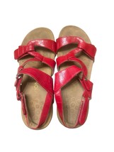 VionicWomen&#39;s Red Strappy Sandals, Size 8 - $17.99