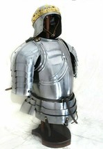 Medieval X-Mas Fully Wearable Gothic Half Suit Of Armor Knight Costume Cuirass - £290.75 GBP