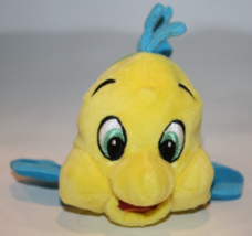 Disney Flounder Little Mermaid Fish 6&quot; Plush Stuffed Small Doll No Bean ... - $16.78