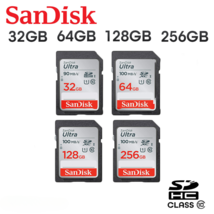 SanDisk Ultra SD Card 32GB/64GB/128GB/256GB SDHC Class 10 High Speed for Cameras - £7.84 GBP+