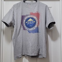 Vintage Jesus Is The Way The Truth and The Life John 14:6 Gray T-Shirt Men's L - $31.00