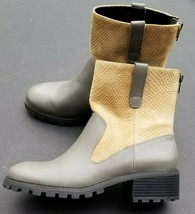 Lori Goldstein Womens Leather Boot Shoes Brandi Gray US 9 - £47.77 GBP