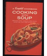 COOKING with SOUP a CAMPBELL COOKBOOK * 1974 hardcover spiral bound VG - $12.95