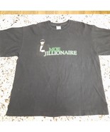 Vintage The Three Stooges shirt Moe Jillionaire XL x-large Hanes black t... - £34.52 GBP