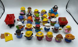 Vintage Lot of 27 Fisher Price Little People Chunky Figures Mixed Disney 2000&#39;s - £22.77 GBP