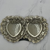 vintage double heart picture frame - $22.44