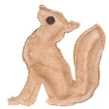 Dura-Fused Leather Fox Dog Toy with Double-Stitched Seams - £4.60 GBP+