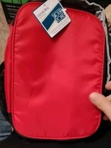 Your Zone Lunch Bag Red Insulated Kit Classic Lunch Box w/ Handle Reusab... - $16.55